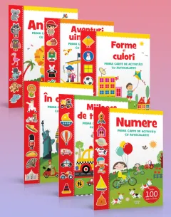 Coperta cărții Pachet Prima carte de activitati cu autocolante