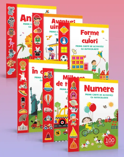 Coperta cărții Pachet Prima carte de activitati cu autocolante