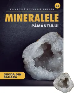 Coperta cărții Geoda din Sahara. Volumul 25. Mineralele Pamantului