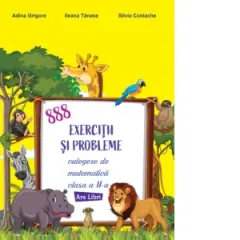 Coperta cărții 888 exercitii si probleme. Culegere de matematica. Clasa a II-a