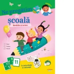 Coperta cărții Ne pregatim de scoala. Numaram si scriem