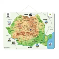 Coperta cărții Harta Romaniei. Postere educative