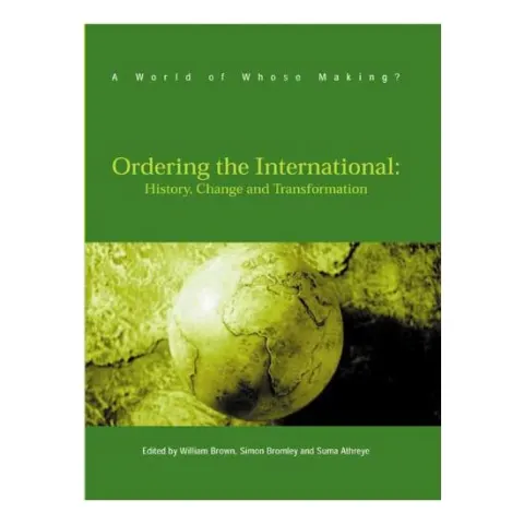 Coperta cărții Ordering The International