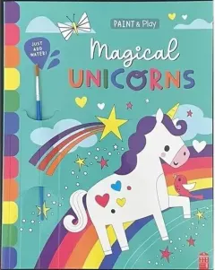 Coperta cărții Paint & play: magical unicorns