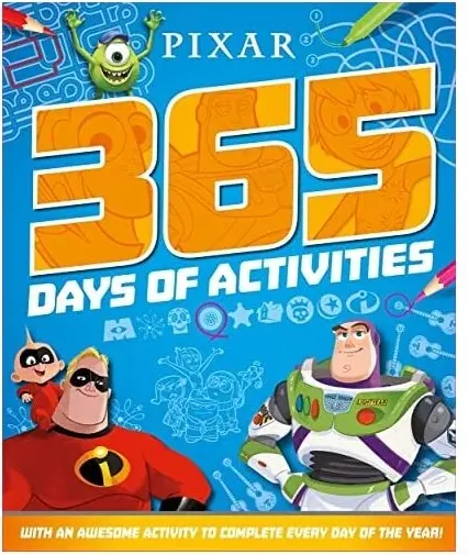 Coperta cărții Pixar: 365 Days Of Activities