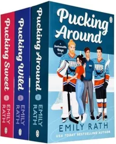 Coperta cărții Jacksonville Rays Series By Emily Rath 3 Books Collection Set (pucking Around, Pucking Wild And Pucking Sweet)