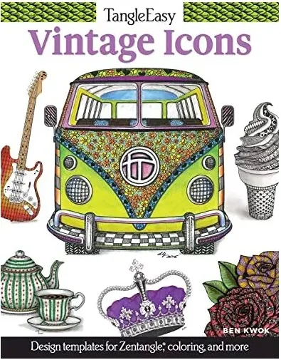 Coperta cărții TangleEasy Vintage Icons