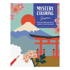 Coperta cărții Mystery Coloring Japan Solve the Riddle and Color by Numbers to Reveal the Picture