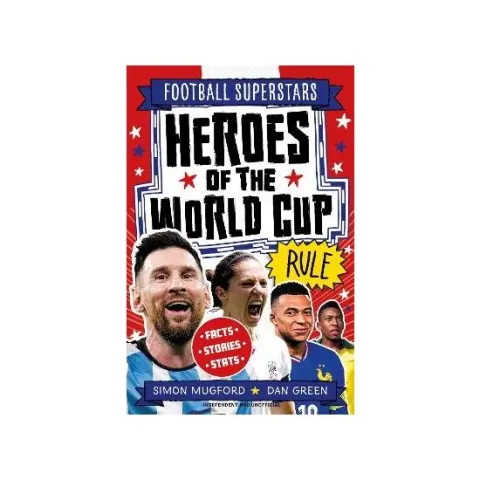 Coperta cărții Football Superstars by Simon Mugford