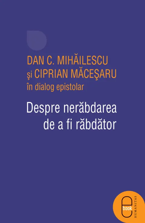 Coperta cărții Despre nerabdarea de a fi rabdator ( epub )
