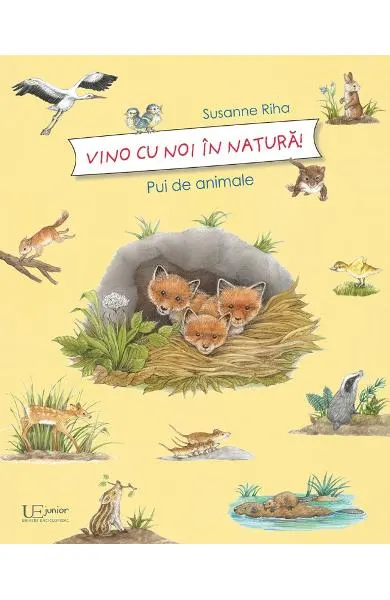Coperta cărții Vino cu noi in natura! Pui de animale