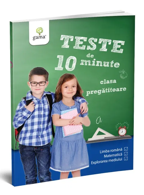 Coperta cărții Teste de 10 minute. Clasa pregătitoare