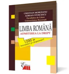 Coperta cărții Limba română. Admiterea la drept