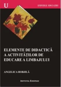 Coperta cărții Elemente de didactica a activitatilor de educare a limbajului