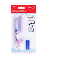 Coperta cărții Stilou cu radiera You&&Me Lila, ST300L DACO