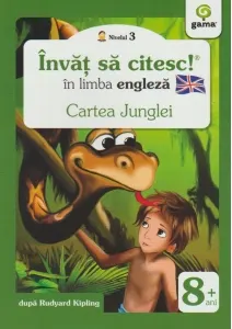 Coperta cărții Invat sa citesc in limba engleza. Cartea Junglei (Nivelul 3)