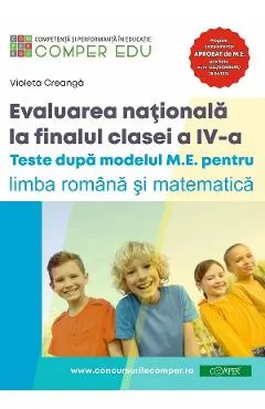 Coperta cărții Evaluarea nationala la finalul clasei a IV-a