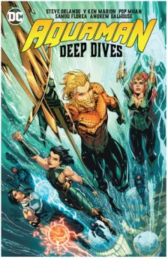 Coperta cărții Aquaman, deep dives