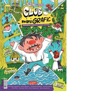 Coperta cărții Aventuri si cunoastere in benzi desenate. Revista de benzi desenate Club miniGrafic nr.2