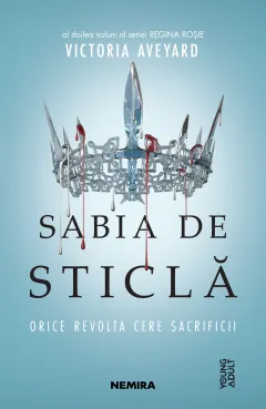 Coperta cărții Sabia de sticla. Seria Regina rosie. Partea 2
