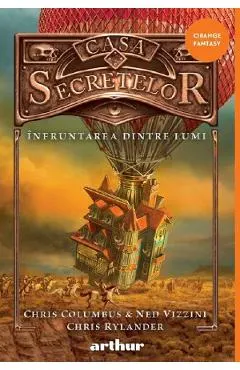 Coperta cărții Infruntarea dintre Lumi. Seria Casa Secretelor Vol.3 - Chris Columbus, Ned Vizzini, Chris Rylander