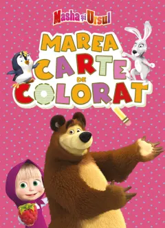 Coperta cărții Masha și ursul. Marea carte de colorat