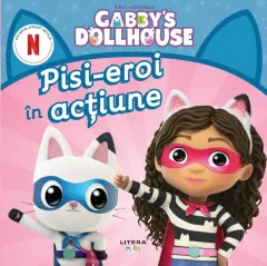 Coperta cărții Gabby's Dollhouse. Pisi-eroi in actiune