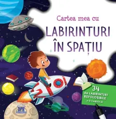 Coperta cărții Cartea mea cu labirinturi în spațiu