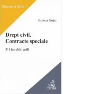 Coperta cărții Drept civil. Contracte speciale. 311 teste grilă