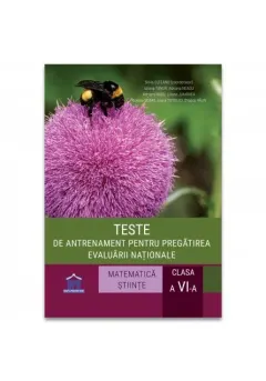 Coperta cărții Teste de antrenament pentru pregatirea evaluarii nationale - Clasa a VI-a. Matematica si stiinte