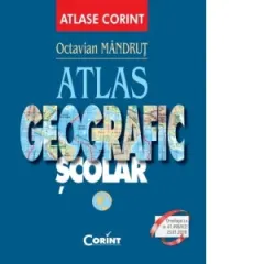 Coperta cărții Atlas geografic scolar (coperta albastra)