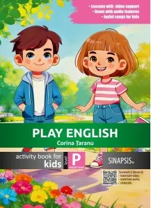 Coperta cărții Play English. Activity Book for kids Level P. Caiet de limba engleza pentru clasa pregatitoare