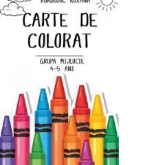Coperta cărții Carte de colorat pentru grupa mijlocie (4-5 ani)