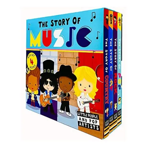 Coperta cărții The Story of Music: Little People and Pop Artists