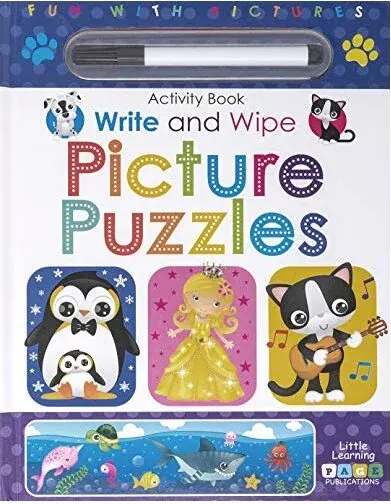 Coperta cărții Write and Wipe Picture Puzzles