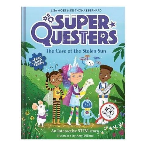 Coperta cărții Superquesters: The Case Of The Stolen Sun