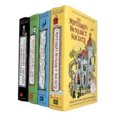 Coperta cărții The Mysterious Benedict Society Series 4 Books Collection Set, Trenton Lee Stewart