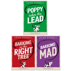 Coperta cărții A Poppy Mystery Tale Collection 3 Books Set By Leigh Russell (barking Up The Right Tree, Barking Mad, Poppy Takes The Lead)