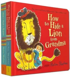 Coperta cărții Helen Stephens Collection 2 Books Set (how To Hide A Lion, How To Hide A Lion From Grandma)
