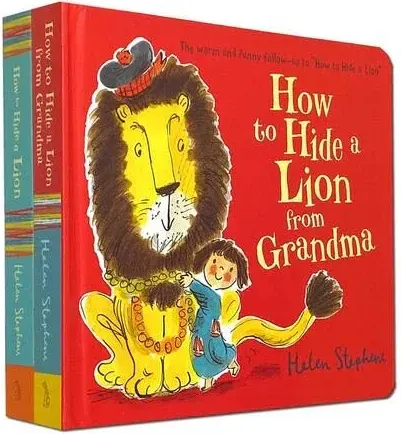 Coperta cărții Helen Stephens Collection 2 Books Set (how To Hide A Lion, How To Hide A Lion From Grandma)