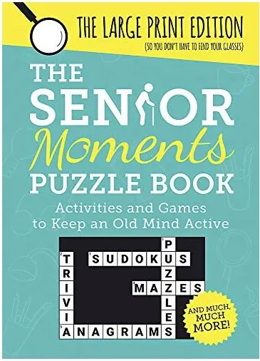 Coperta cărții Senior Moments Puzzle Book