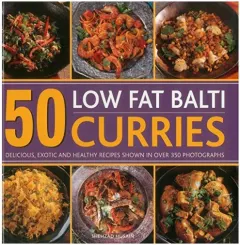Coperta cărții 50 Low Fat Balti Curries