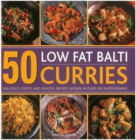 Coperta cărții 50 Low Fat Balti Curries