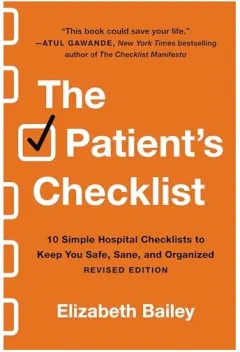 Coperta cărții Patient's Checklist, Elizabeth Bailey