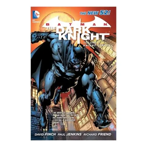 Coperta cărții Batman The Dark Knight Knight Terrors, David Finch, Paul Jenkins