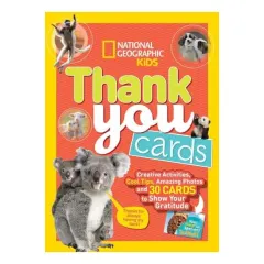Coperta cărții National Geographic Kids Thank You Cards, National Geographic