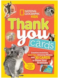 Coperta cărții National Geographic Kids Thank You Cards, National Geographic