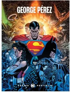 Coperta cărții DC Poster Portfolio, George Perez