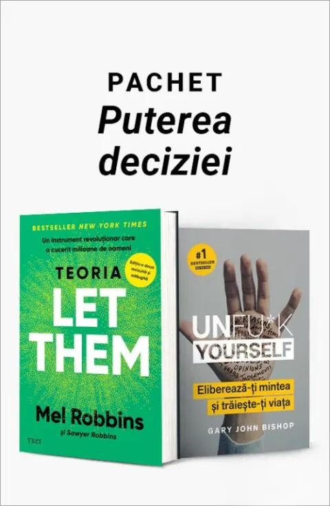 Coperta cărții Pachet Puterea deciziei. Teoria Let Them/Unfu*k Yourself - Mel Robbins