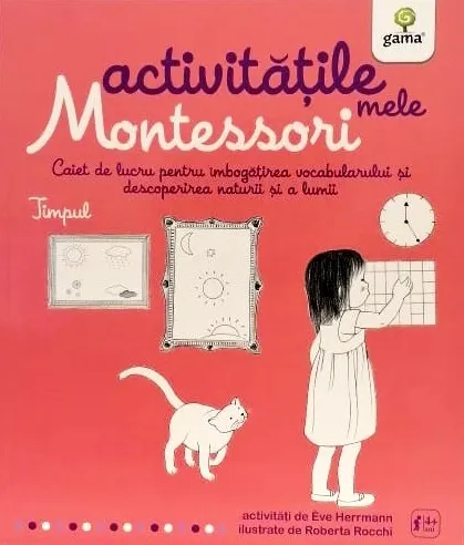 Coperta cărții Timpul - Activitățile mele Montessori